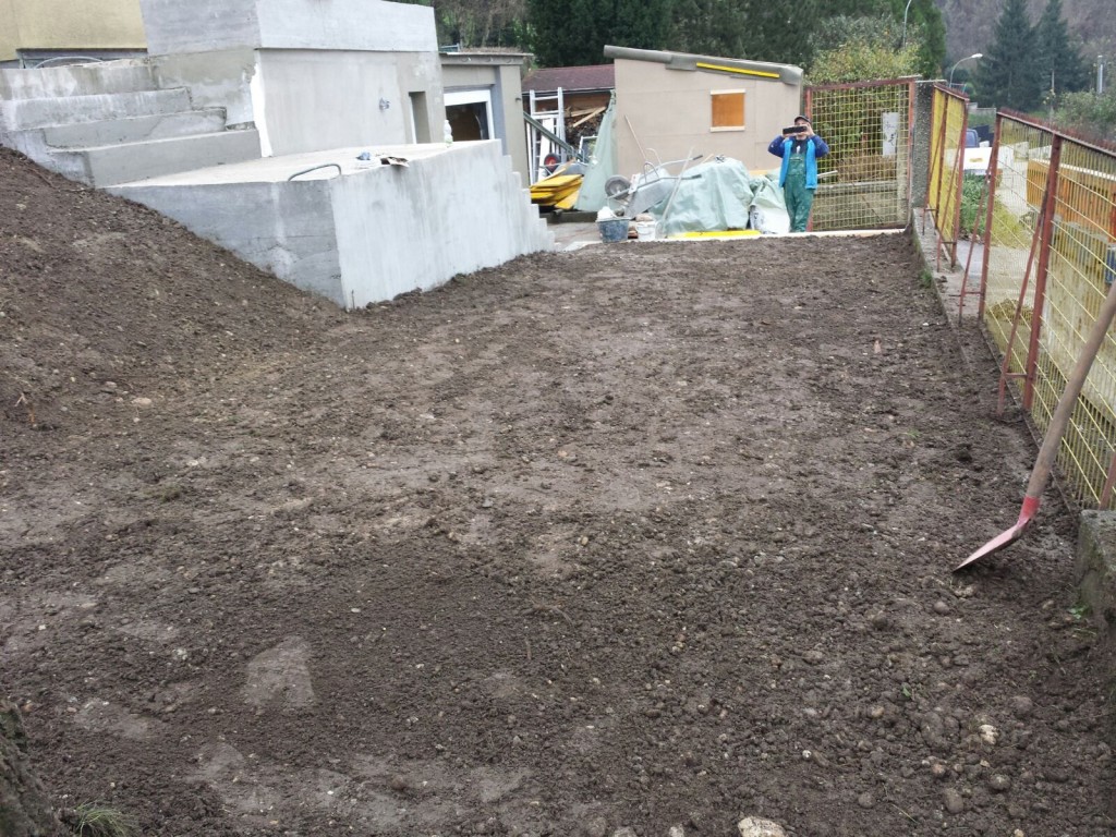 Straßenzufahrt und sonstige Baggerarbeiten